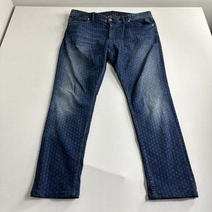 ROBERT GRAHAM Men's THE PERFECT FIT Slim Jeans in INDIGO Blue‎ Mens Size 38x30